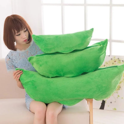 Plush Toy Pea Pod Pillow Stuffed ,15.7''/40cm Various Sizes