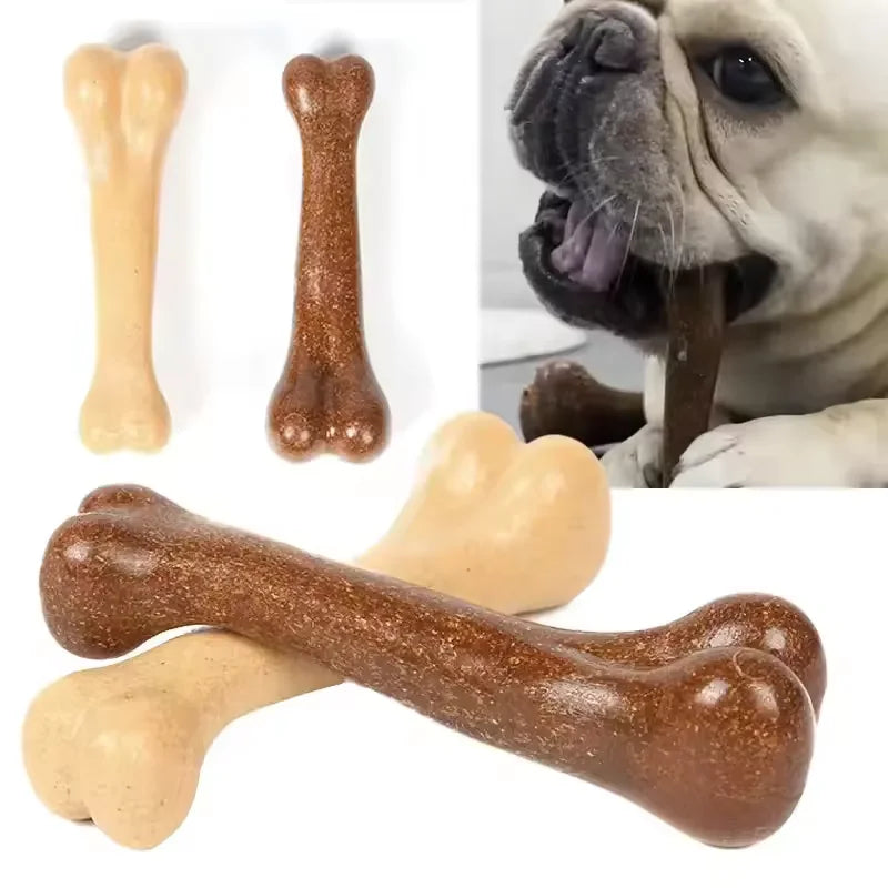Dog Bone Chew Toys, Natural Non-Toxic, Small, Medium, Large Dogs