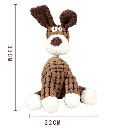 Squeaky Animals Toys, Bite Resistant, Chew Molar Toys