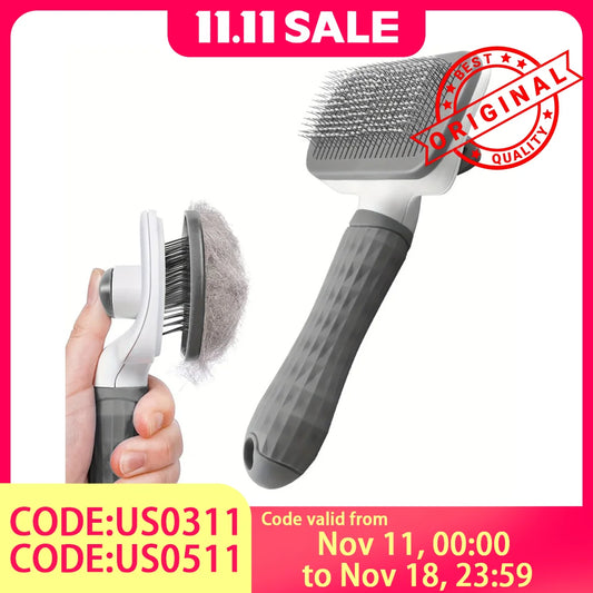 2-In-1 Pet Grooming Brush