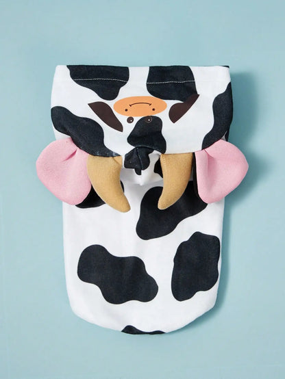 Dogs or Cats Hoodie, With 3D Horns & Ears ,