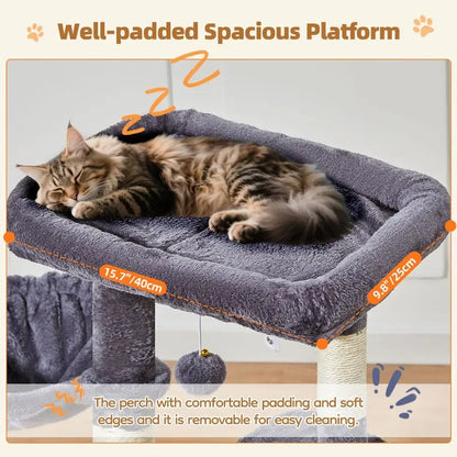 Cat Tower, 38.5 Inch for Indoor Cats or Kittens