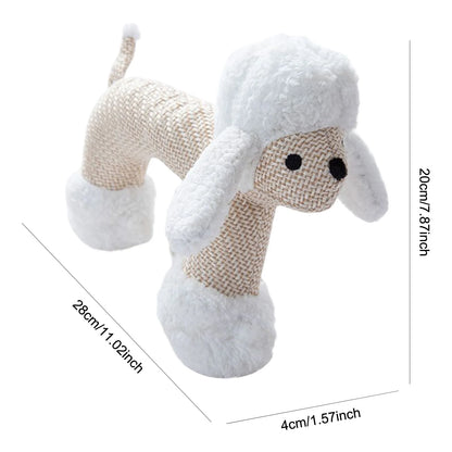 Small Breed Dog Chew Toys, Soft Rubber for Cleaning Teeth