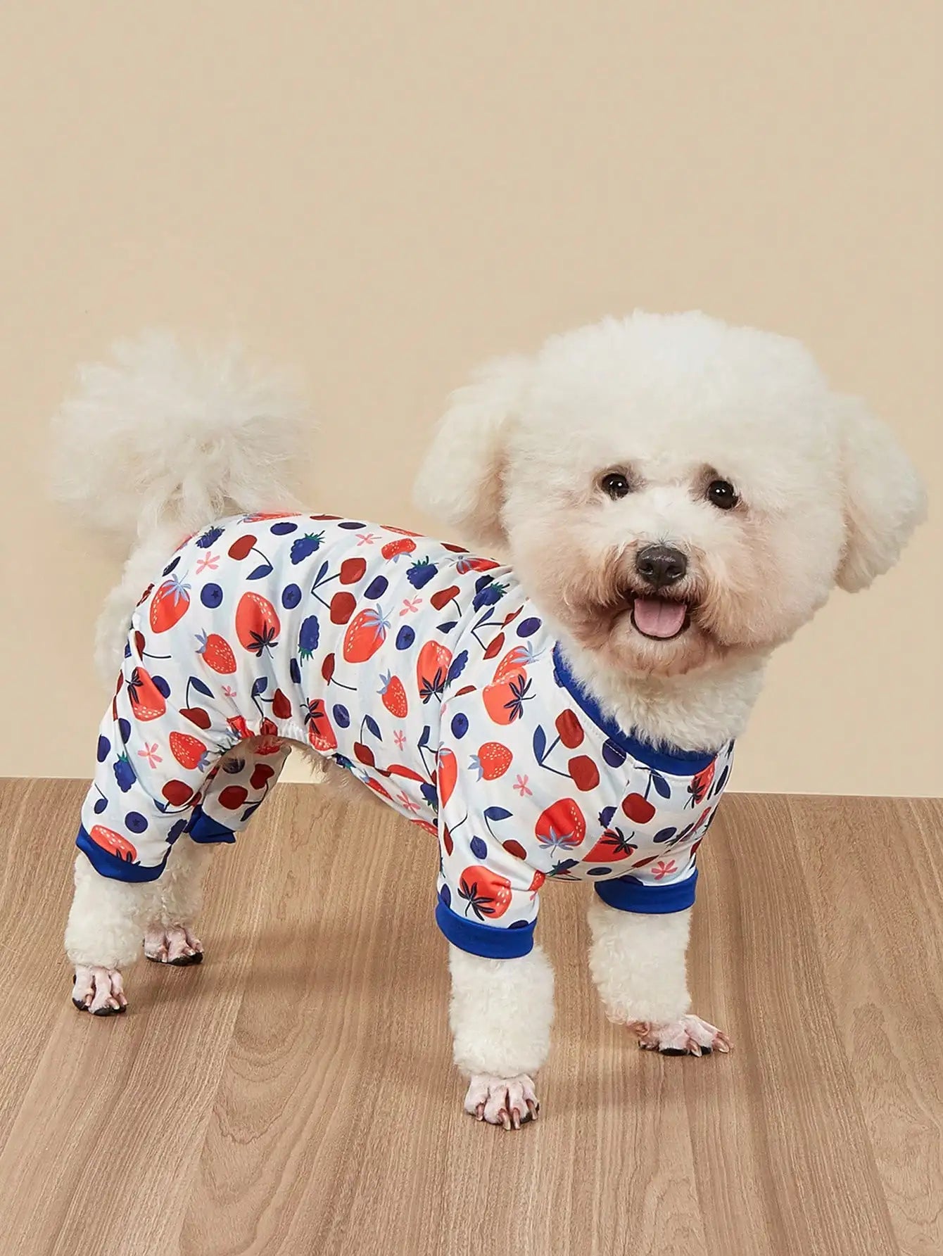Dog Pajamas - Soft Stretchy 4-Legged Sleepwear for Small to Medium Dogs