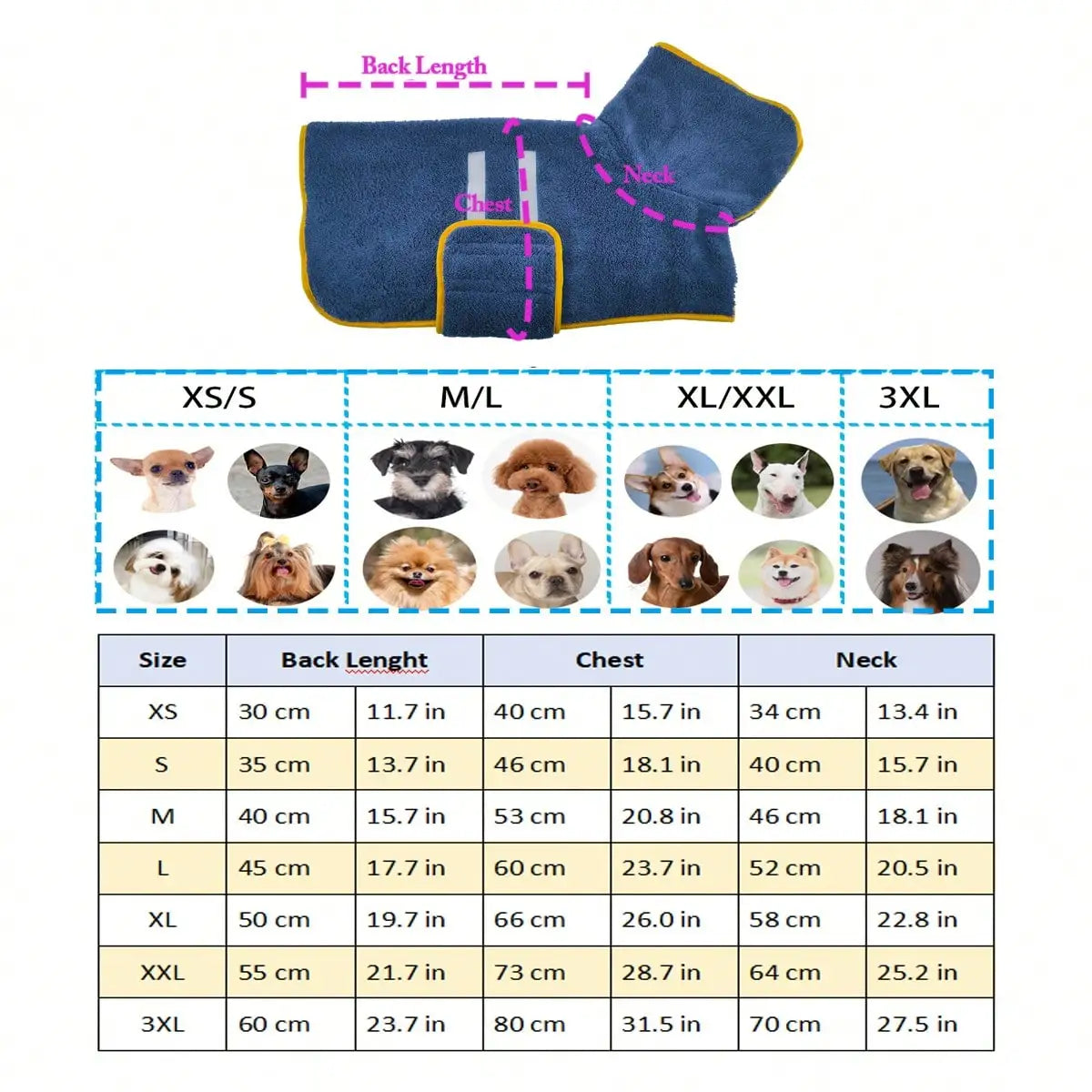 Purple Fleece Dog Coat