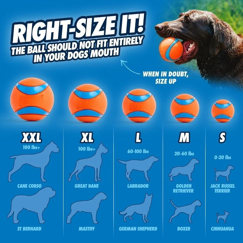 Ultra Ball, Size Large, Made from Durable Rubber,