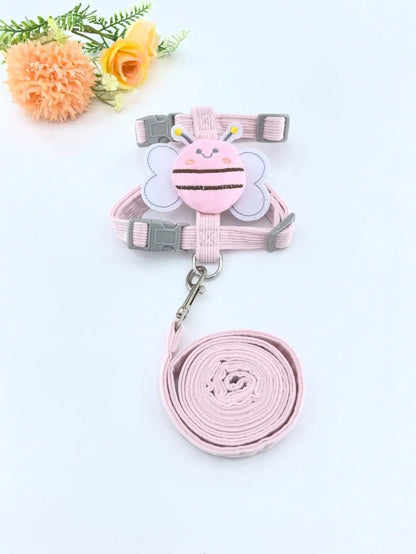 Pet Harness and Leash Set for Cats and Small Dogs