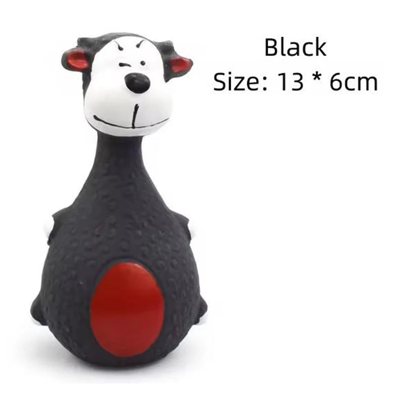Squeaky Elephant/Cow Animal Chew Toys, Small ,Large Dogs