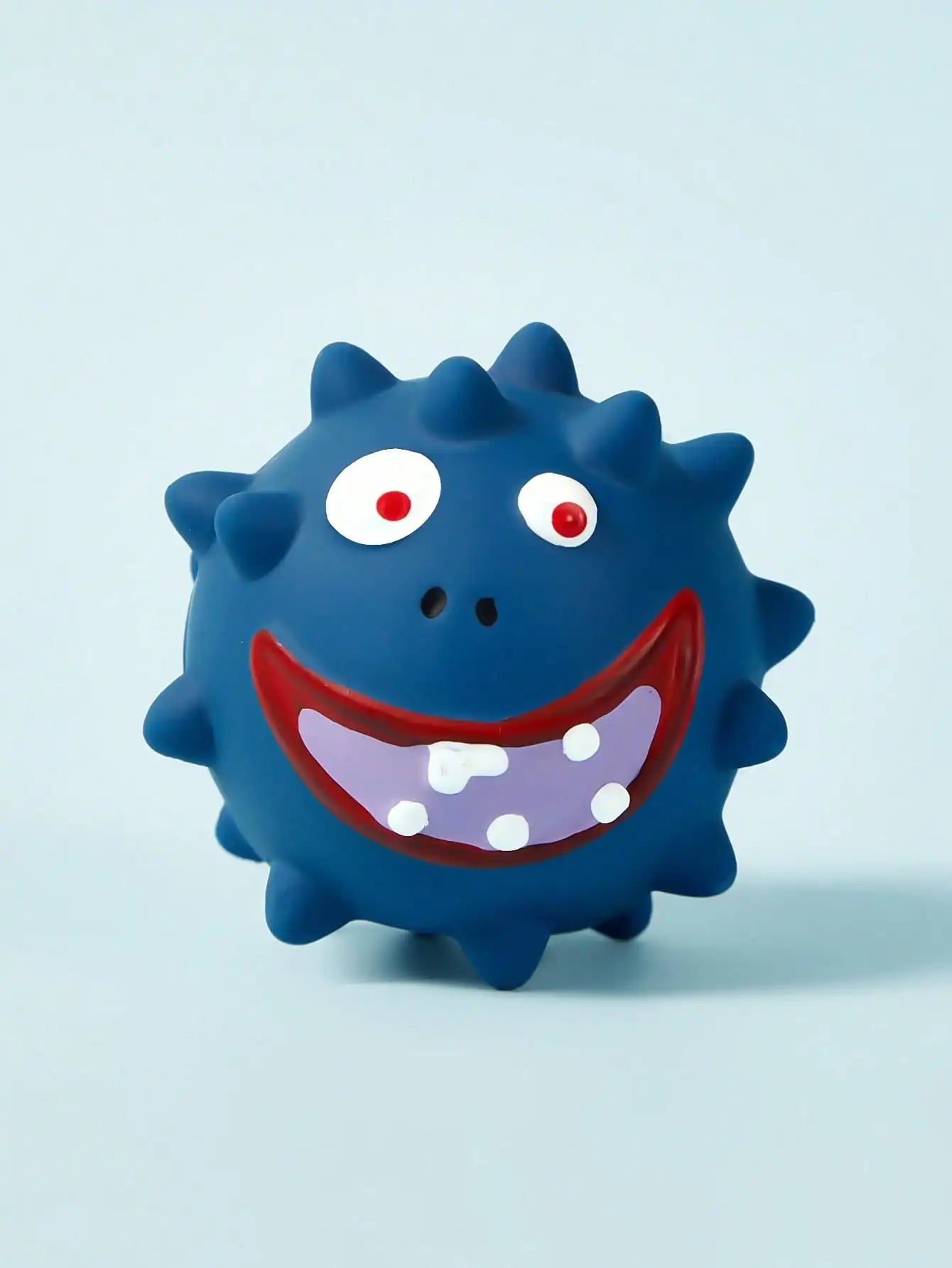 4 Squeaky Spiky Ball Toy Set -