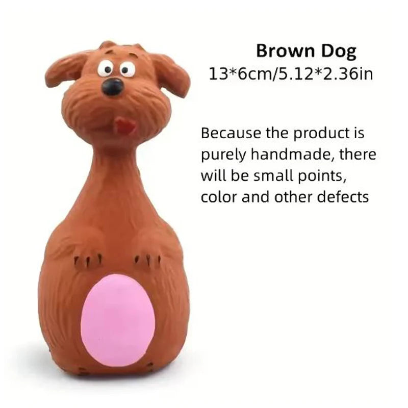 Squeaky Elephant/Cow Animal Chew Toys, Small ,Large Dogs