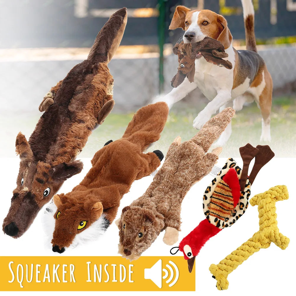 5PCS Dog Squeaky Toys, for Small Medium Large Dogs,