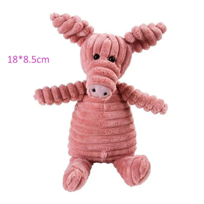 Squeaky Dog Toys, Corduroy, Small & Large Dogs