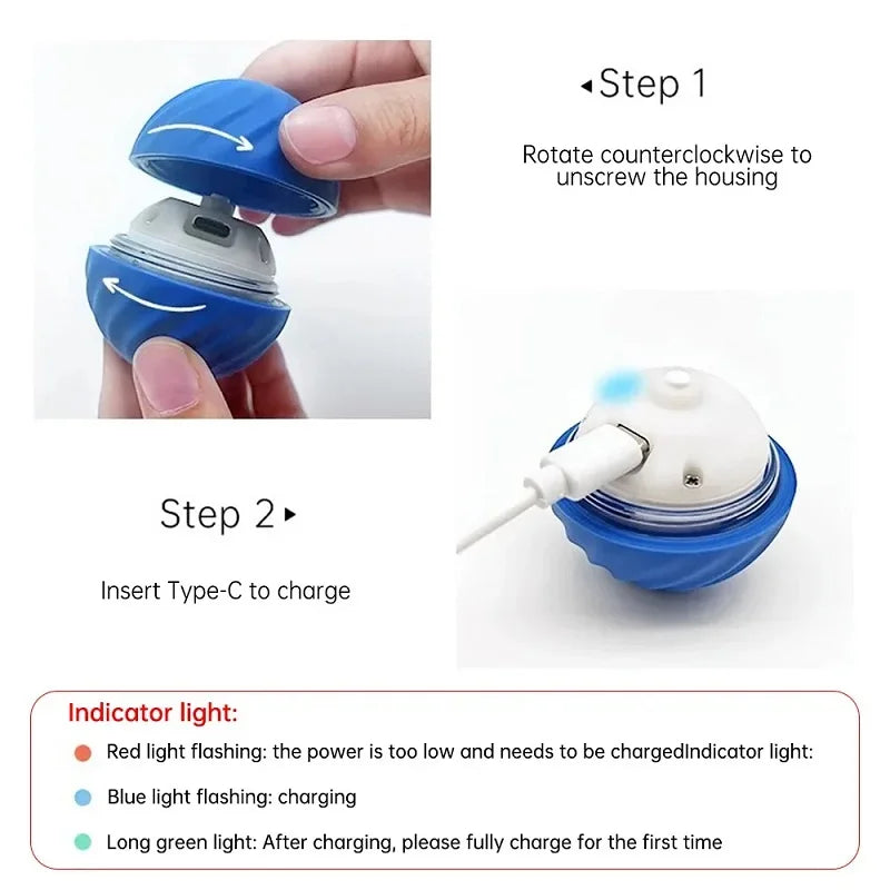 Automatic Bouncing Rolling Ball USB Smart /Dogs