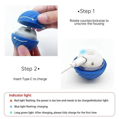 Automatic Bouncing Rolling Ball USB Smart /Dogs