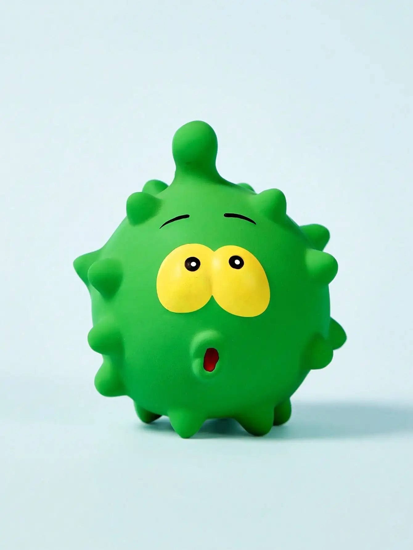 4 Squeaky Spiky Ball Toy Set -