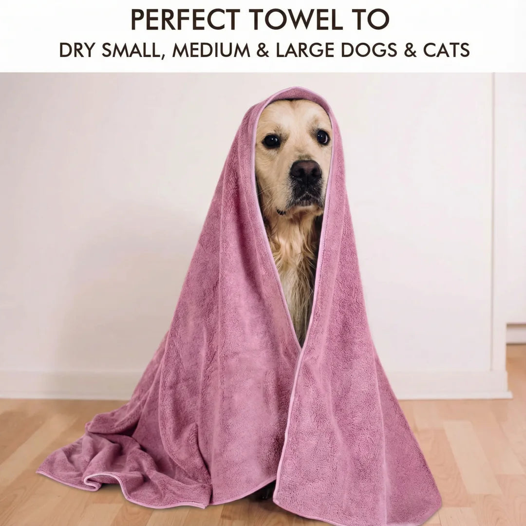 Bath Towel, Soft Washcloth for Dogs & Cats