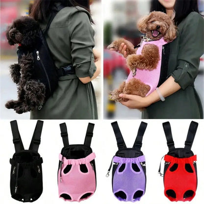 Mesh Carrier Backpack - Travel Bag with Zippered Pockets