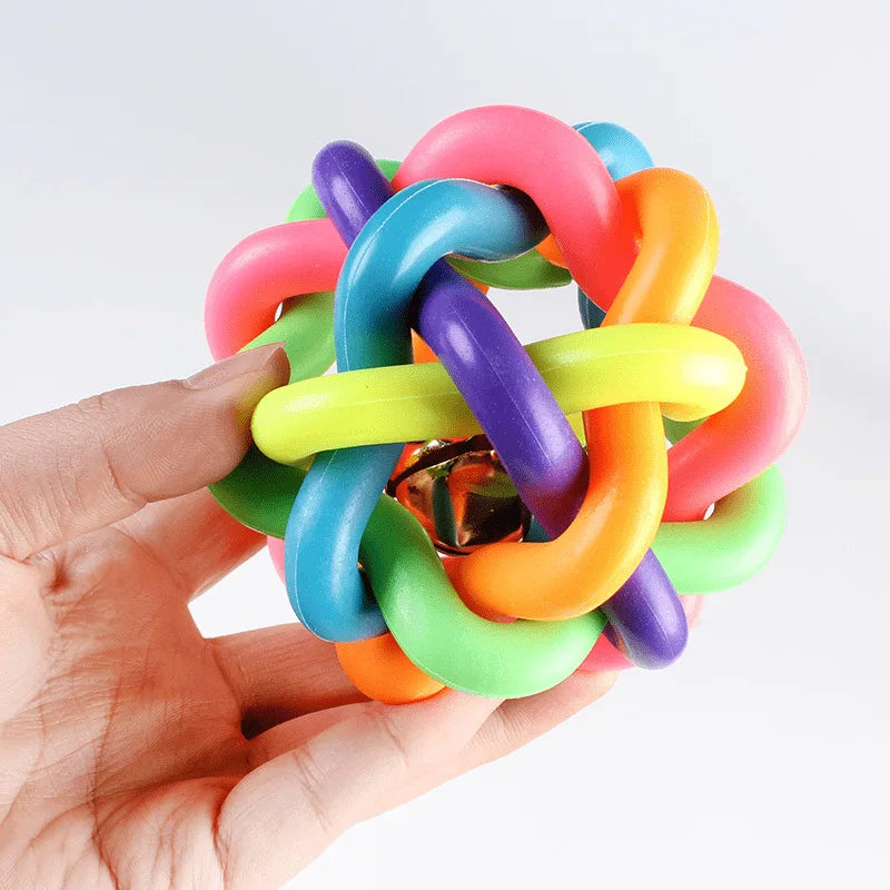 Colorful Woven Toy, Dog Bite Resistant,  Rubber
