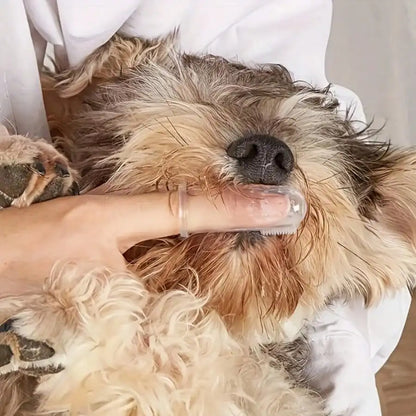 5-Piece Finger Toothbrush Set, Dogs and Cats