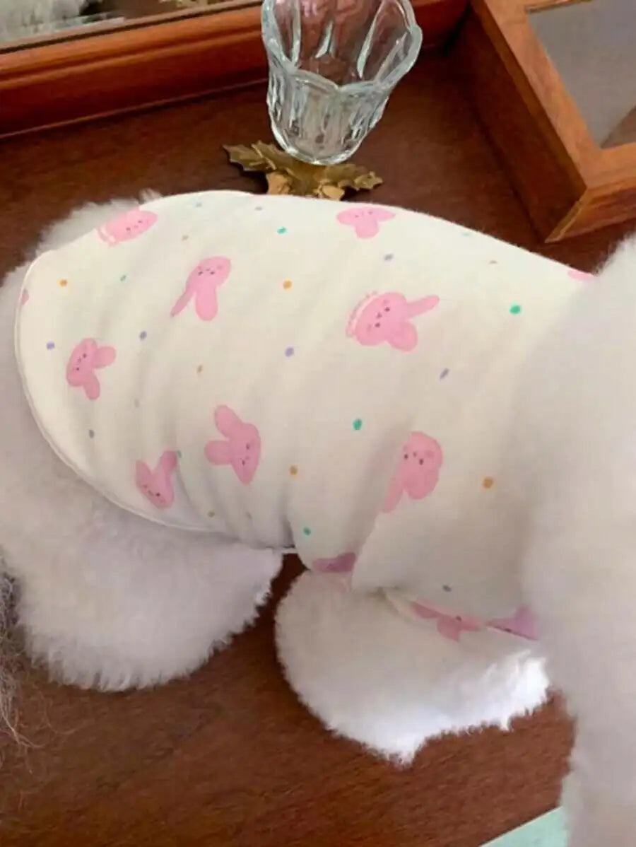 Soft Bear Print Vest, Small to Medium Dogs,