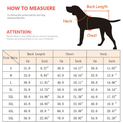 Pet Down Jacket, Medium Large Dog, Waterproof