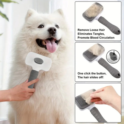 2-In-1 Pet Grooming Brush