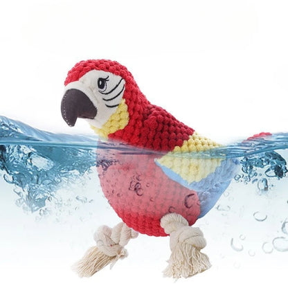 Dog Toy Chew Parrot, Teeth Cleaning Training