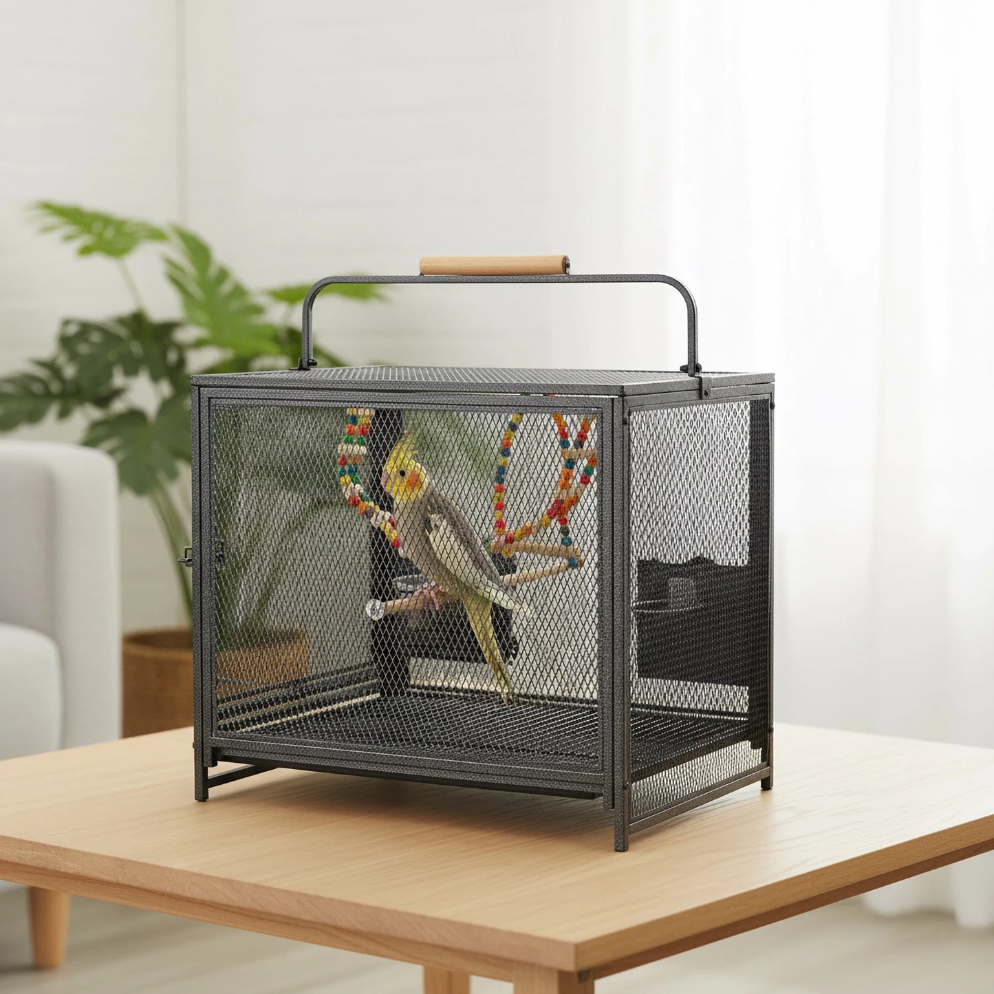 22 Inch Iron Bird Travel Carrier Cage