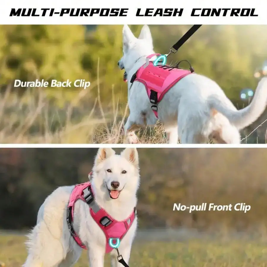 Tactical Dog Harness with Handle, Reflective  Vest