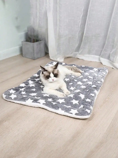 Soft Mat, Flannel, Dog & Cat Bed, Machine Washable, Indoor Use