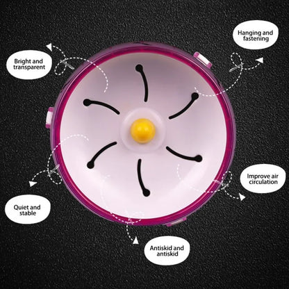 Pet Hamster Toy Exercise Wheel for Hamsters, Mice, Rats, Gerbils
